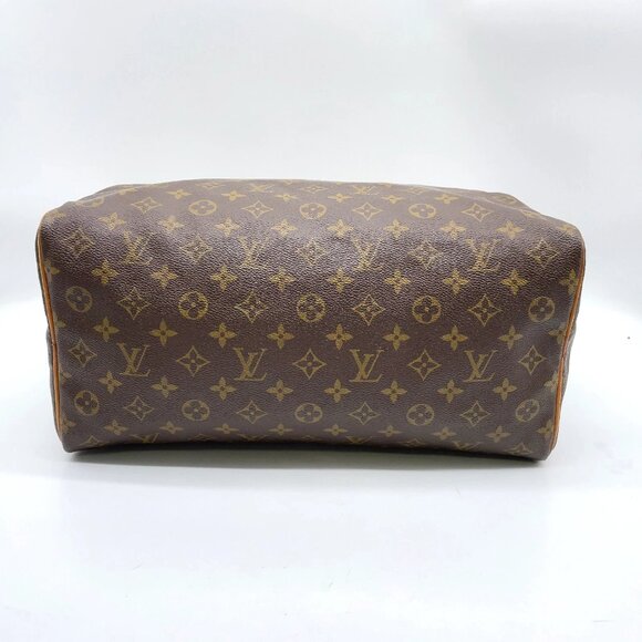Louis Vuitton Monogram Speedy 35 W/Bag/Padlock Hand Bag lux413-093025 - Picture 12 of 16